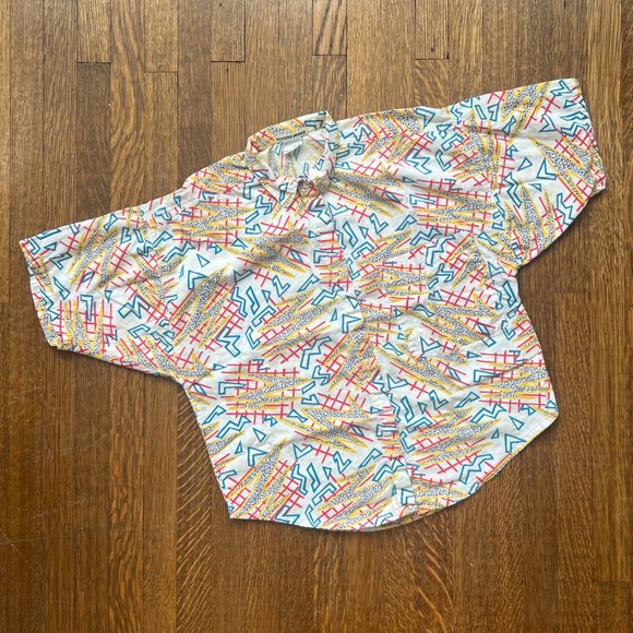 "Saved By The Bell" Vintage 80s/90s Positive Image Short-Sleeve Shirt - Medium - Picture 2 of 8